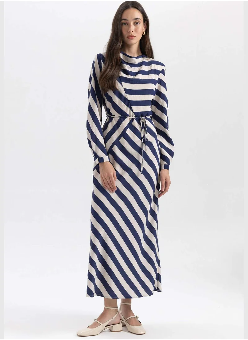 DeFacto Woman Long Sleeve Woven Dress