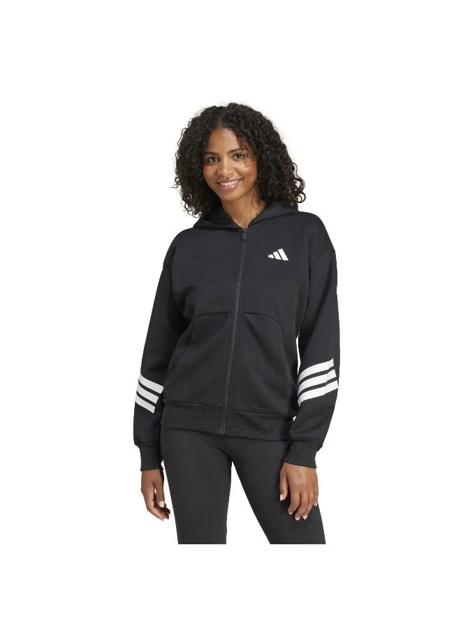 اديداس جاكيت بقبعة Future Icons 3-Stripes Full-Zip