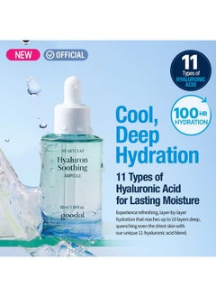 Goodal GOODAL Heartleaf Hyaluron Soothing Ampoule, Hydration Facial Serum for Glowy Skin, Lightweight Serum, Korean Skincare, K Beauty Ampoule - 50ml,1.69 Fl oz  - Image 2
