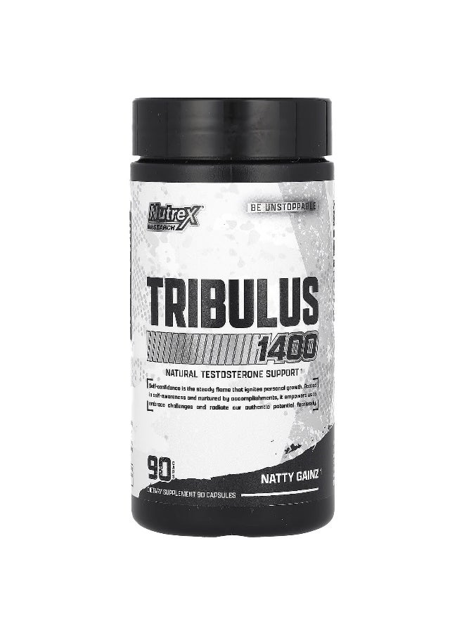 Nutrex Research Nutrex Research, Tribulus 1400, 1,400 mg, 90 Capsules (700 mg per Capsule) 