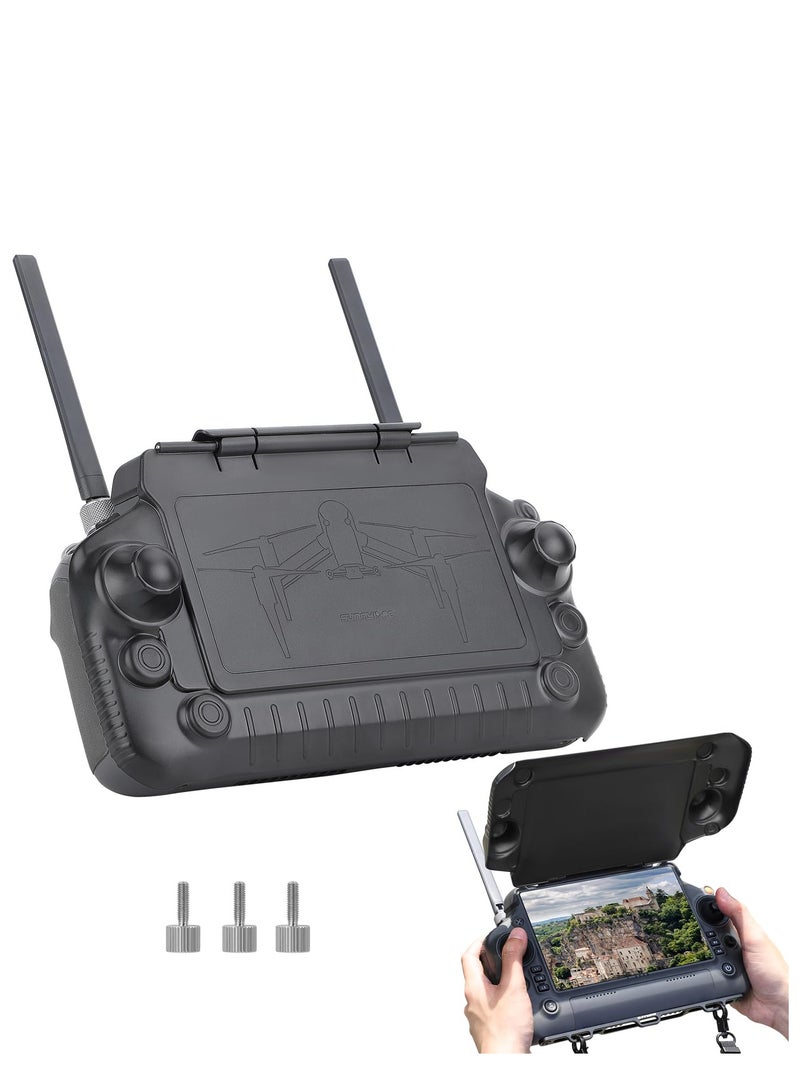 2 in 1 Controller Sun Hood,  RC Joysticks Protector Sunshade, Remote Controller Protection Accessories, Suitable for DJI Inspire 3 / AGRAS T20P T25 T40 T50/Matrice 30 30T RC Plus (Black) - Image 1