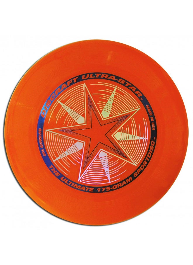 Discraft 175 gram Ultra Star Sport Disc, Bright Orange - pzsku/Z342FC66F3B020F9E74CDZ/45/_/1732282421/589c1830-6aea-4de7-8378-81609c1398ba