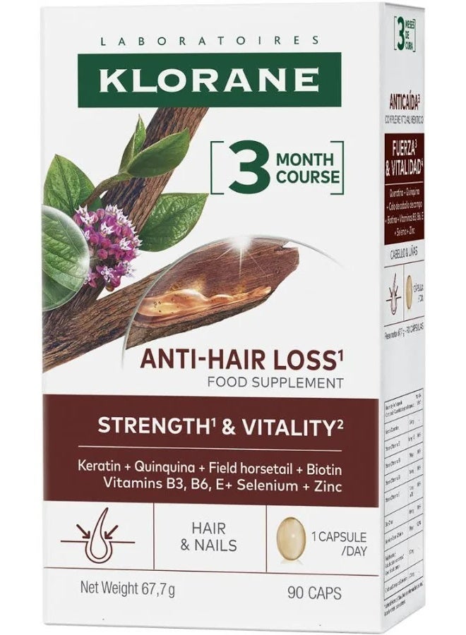 Klorane Anti-Hair Loss Capsules x90 - Image 1
