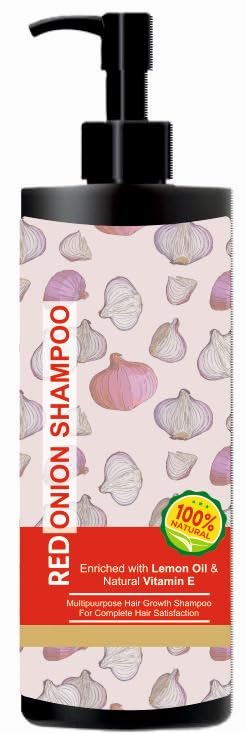 Generic RED ONION SHAMPOO Make Hair Stronger Smoother  - Image 3