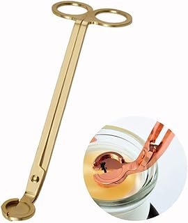 AimtoHome AimtoHome Candle Wick Trimmer Candle Wick Clipper Wick Cutter Scissor, Gold - Image 1
