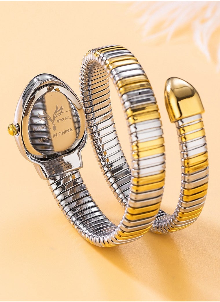 Woman Watch, Snake Head Bracelet Stainless Steel with Diamonds Snake Watch - pzsku/Z343049175E8C52532FFFZ/45/1741303239/c9e1cd4a-3370-4085-8873-0da951ca416f