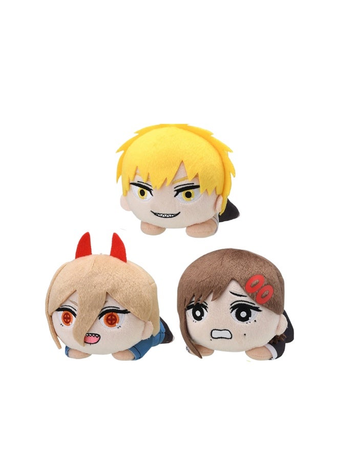 Sega NESOBERI (Lay-Down) "Chainsaw Man" MP Plush "Denji & Power &