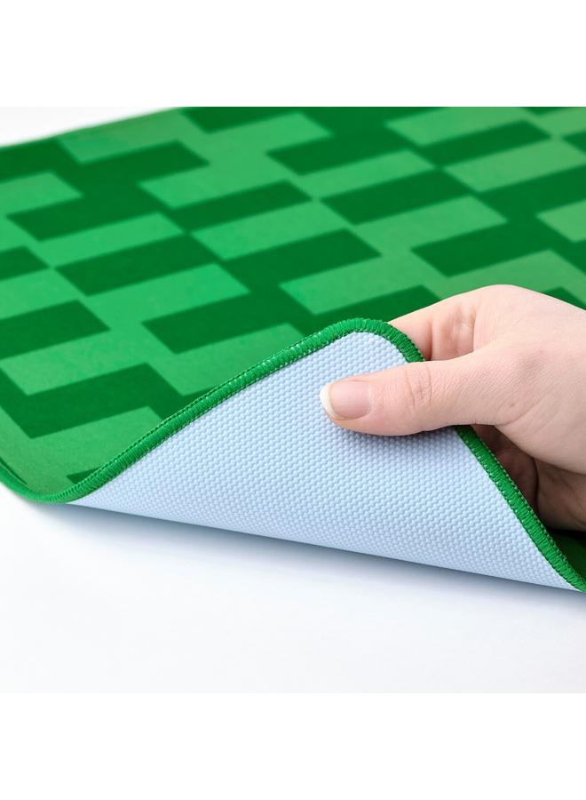 erorex Gaming mouse pad, green/patterned, 40x80 cm - Image 2