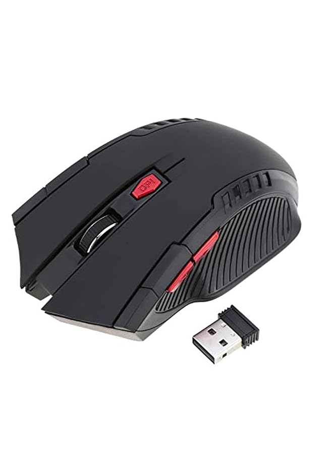 2.4G Wireless Gaming Mouse Portable 2400Dpi Adjustable Optical For Pc - Image 1
