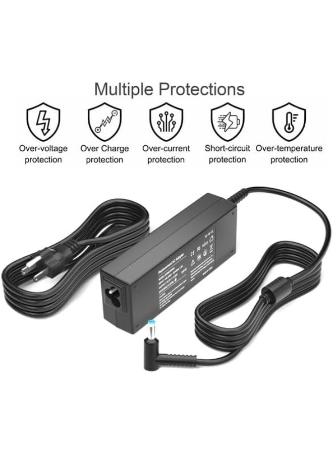 Terabyte 90W 19.5V 4.62A AC Adapter Laptop Charger for HP 710412-001 740015-001 710413-001 710414-001 719309-001 721092-001 709986-003 Envy Touchsmart M6 M7 15-j 17-j HP Pavilion 11 14 15 17 Power Supply Cord - Image 2