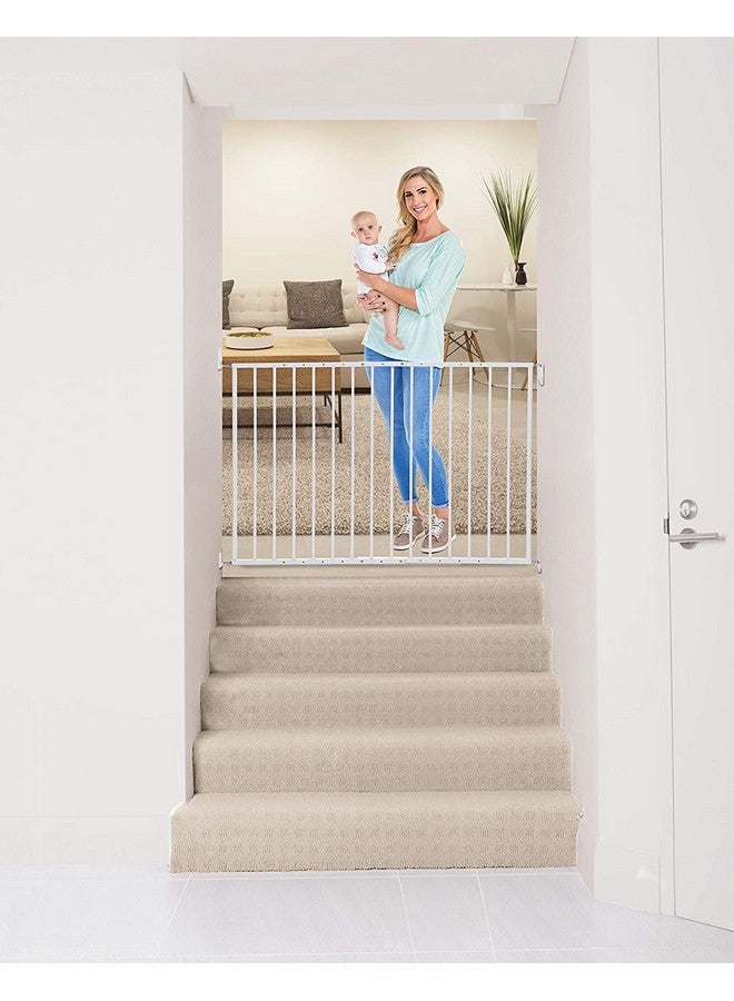 Dreambaby Arizona Extenda Baby Safety Gate - Hardware Mounted Gates - with Adjustable Width from 26.75-44 inches - White - Model L2164BB - Image 3