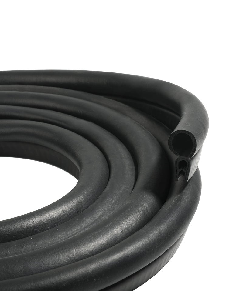 Reswish ESEWALAS 10Ft/20Ft Car Door Rubber Seal Strip with Top Bulb,Rubber Weather Seal,Automotive Weather Stripping Soundproofing Edge Guard Trim for Cars, Boats,RVs,Trucks and Home Applications (10 Feet) - Image 1