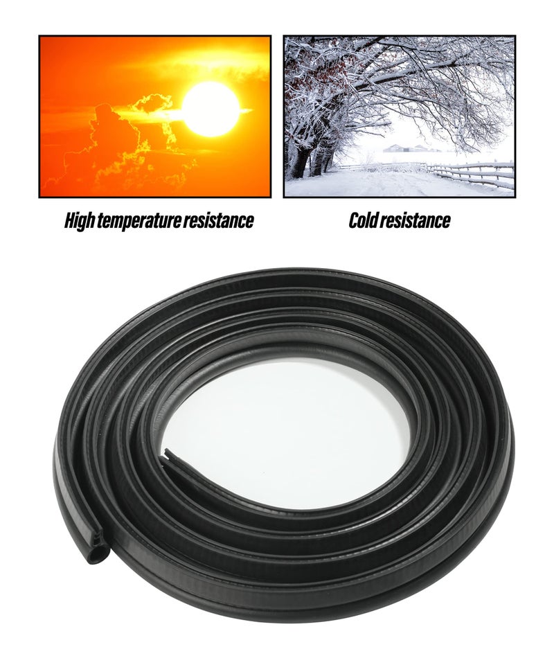 Reswish ESEWALAS 10Ft/20Ft Car Door Rubber Seal Strip with Top Bulb,Rubber Weather Seal,Automotive Weather Stripping Soundproofing Edge Guard Trim for Cars, Boats,RVs,Trucks and Home Applications (10 Feet) - Image 4