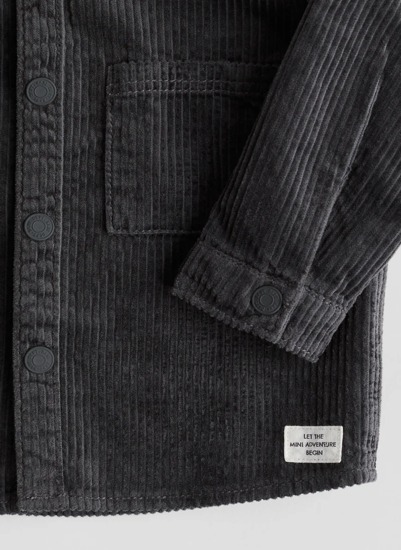 اتش اند ام Cotton Corduroy Shirt