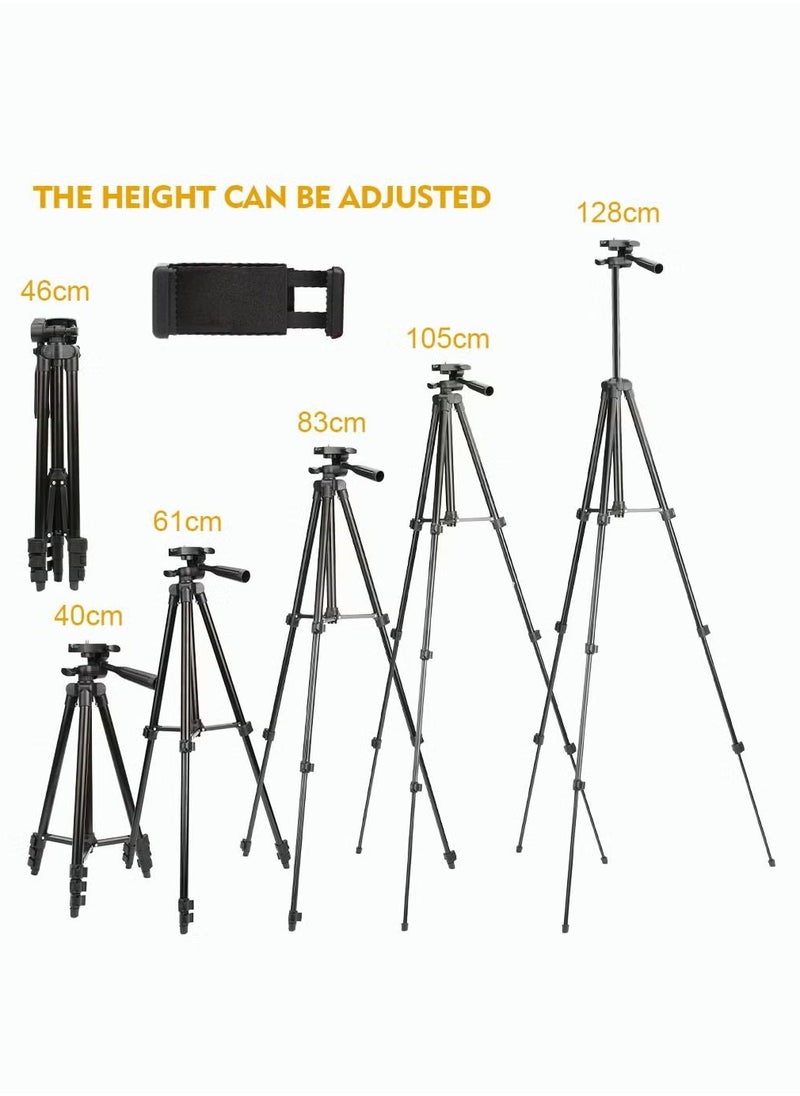 Tripod Stand Extendable Phone and Camera Stand, Bluetooth Remote for iPhone/Android Phone