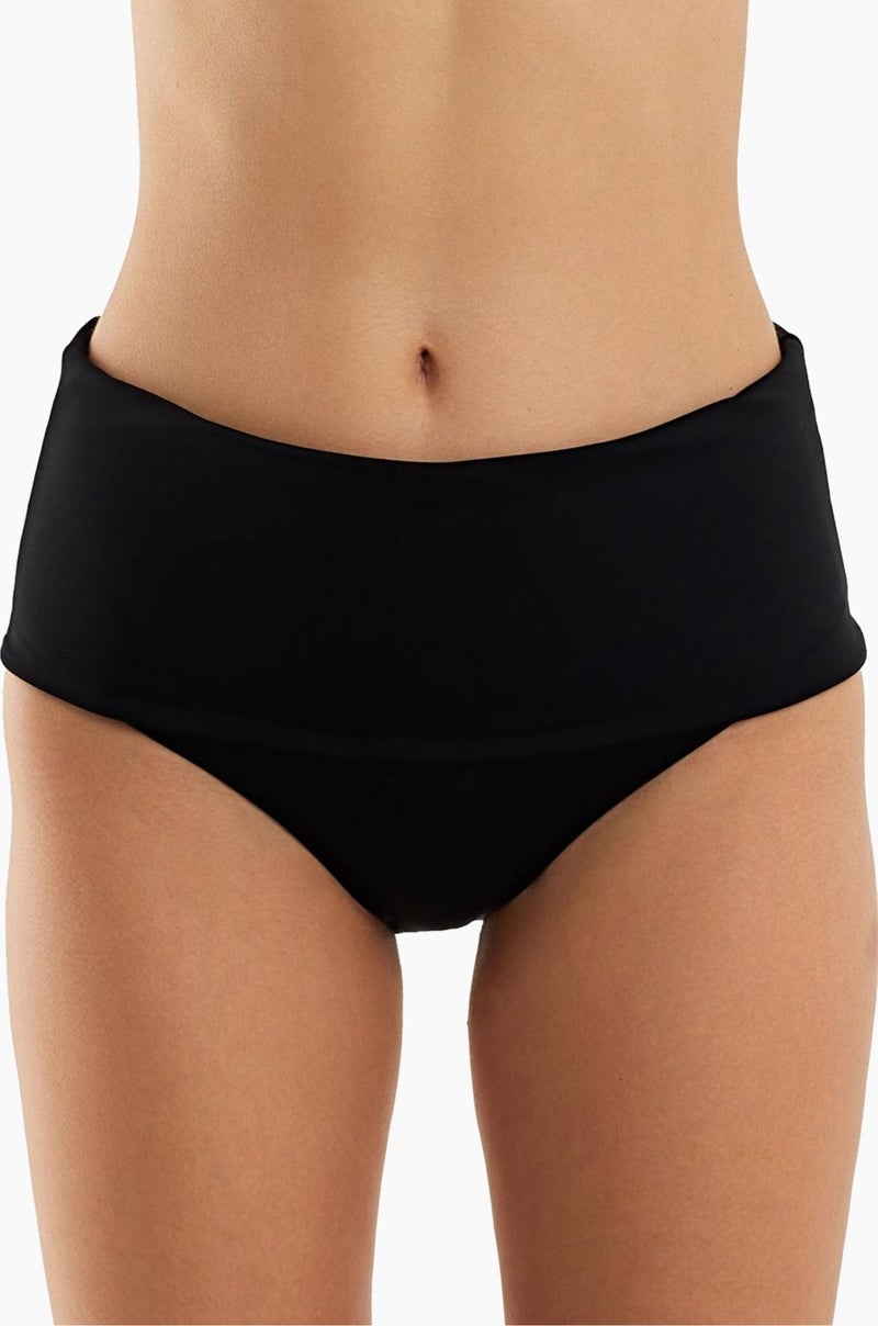 Ayyıldız 63051 Black High Waist Bikini Bottom  - Image 4
