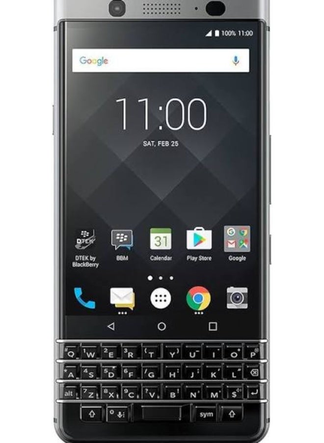 BlackBerry KEYone 32GB BBB100-1 - 4.5" Inch Factory Unlocked LTE Smartphone (Silver) - International Version - Image 1