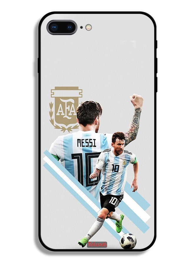 Tolwak Apple iPhone 8 Plus Protective Case Leo Messi Art - Image 2
