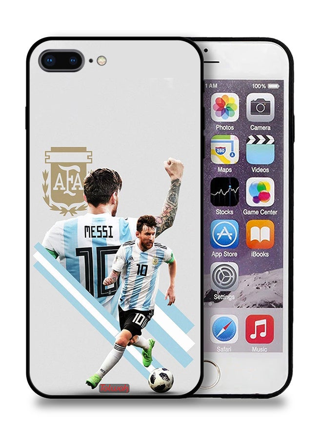 Tolwak Apple iPhone 8 Plus Protective Case Leo Messi Art - Image 1