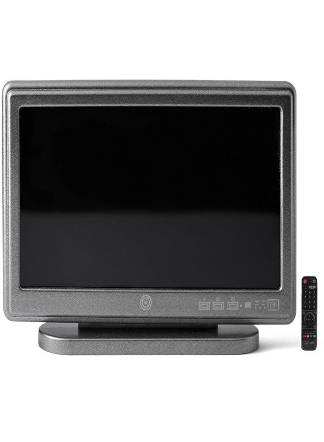 CHAMBERY 1:12 Scale Miniature TV with Remote Dollhouse Accessories Decoration - Image 1