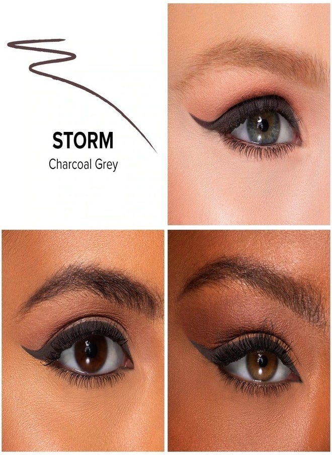 Too FacedCosmetics - Too Faced Killer Liner 36 Hour Waterproof Gel Eyeliner Killer Storm - (Grey) 1.2g - Image 1