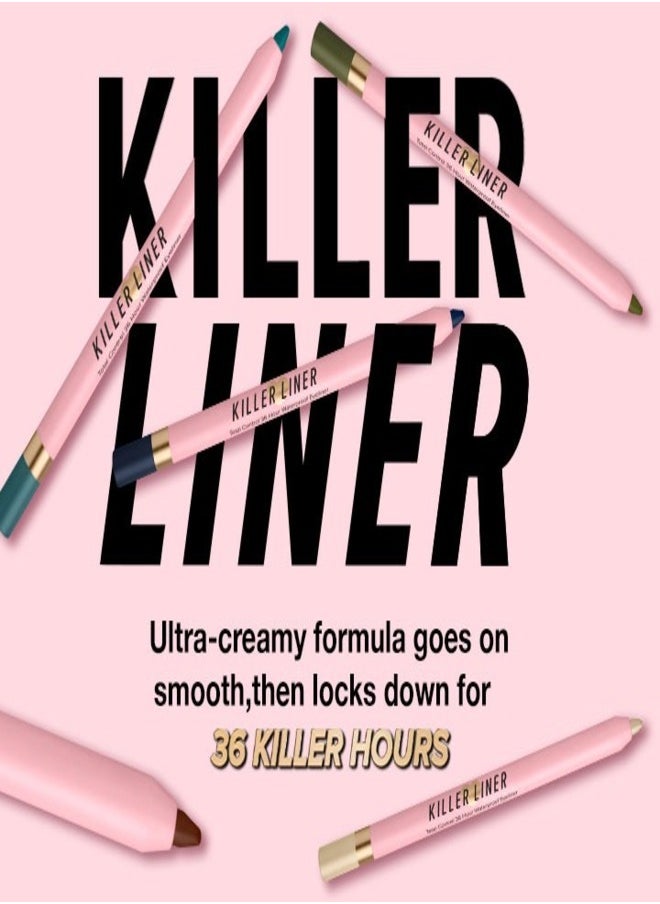 Too FacedCosmetics - Too Faced Killer Liner 36 Hour Waterproof Gel Eyeliner Killer Storm - (Grey) 1.2g - Image 1