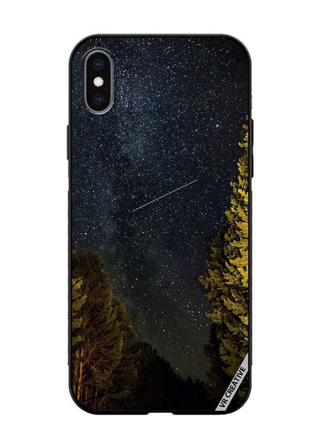 VR CREATIVE Protective Case Cover For Apple iPhone XS Max Blending Lights Design Multicolour - Image 1