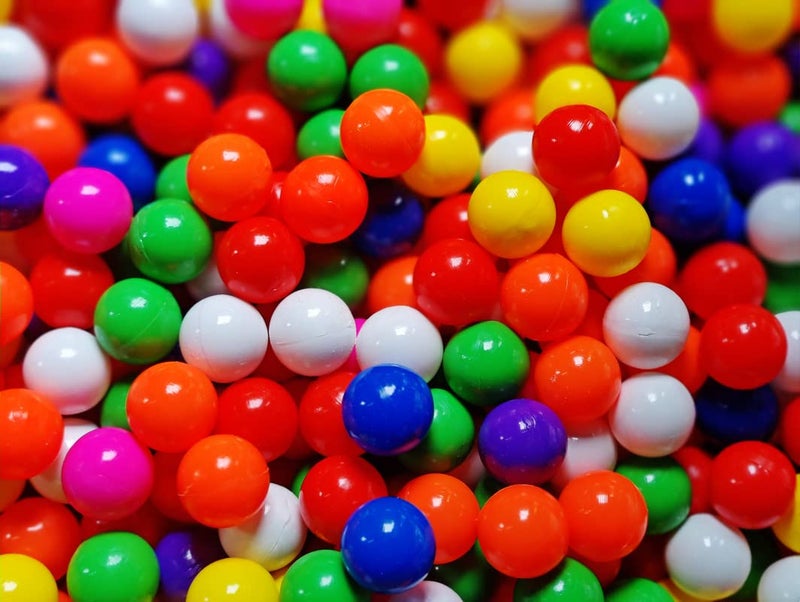 EEVOVEE - Softy Non Toxic Plastic Pool Ball for Kids, 4.5cm (Medium Size), (144pcs), Multi Color - Image 4
