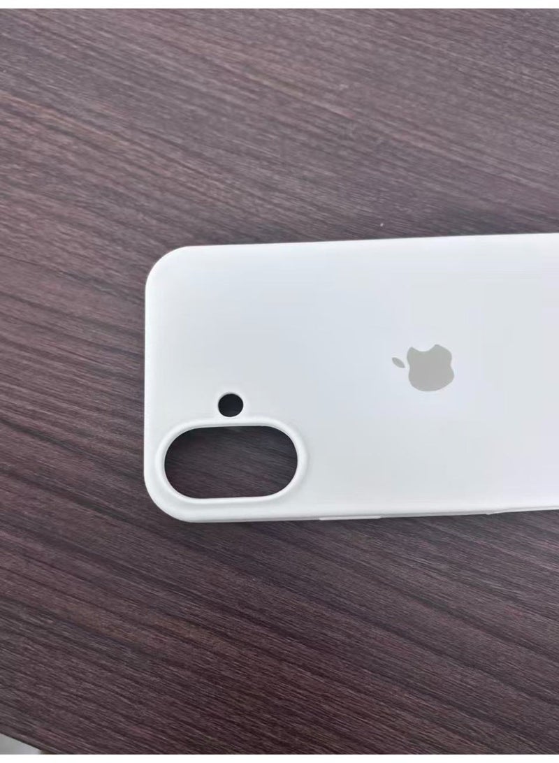 URBBKING Liquid Silicone Case Protector Compatible with iPhone 16 Plus White - Image 3