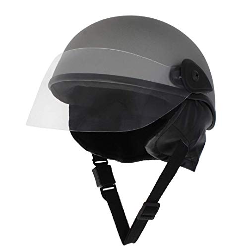 Sage Square Multi-Purpose Half Helmet for Men's, Women's (Non-Motorized) (Silver Matte) - Image 1