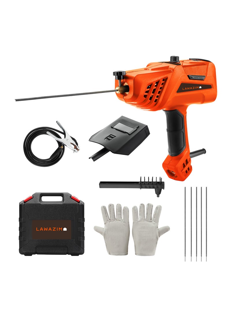 LAWAZIM Handheld Welding Machine- BS Plug Portable Corded Handheld Welder Metal Arc Stick Inverter, TIG, MIG, Spot, Gasless welder - for DIY, Repair, Home, Field, Auto Body, and Iron Steel Maintenance  - Image 1
