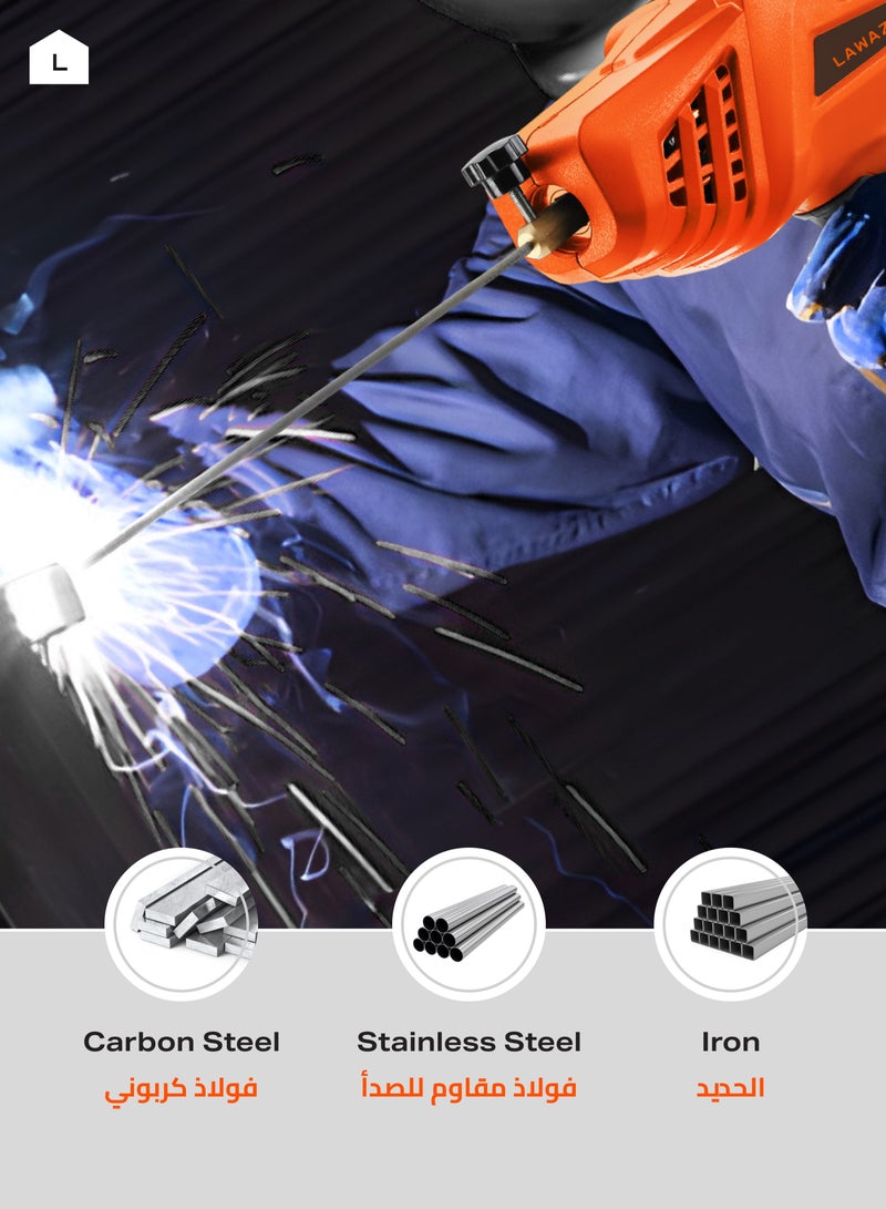 LAWAZIM Handheld Welding Machine- BS Plug Portable Corded Handheld Welder Metal Arc Stick Inverter, TIG, MIG, Spot, Gasless welder - for DIY, Repair, Home, Field, Auto Body, and Iron Steel Maintenance  - Image 5