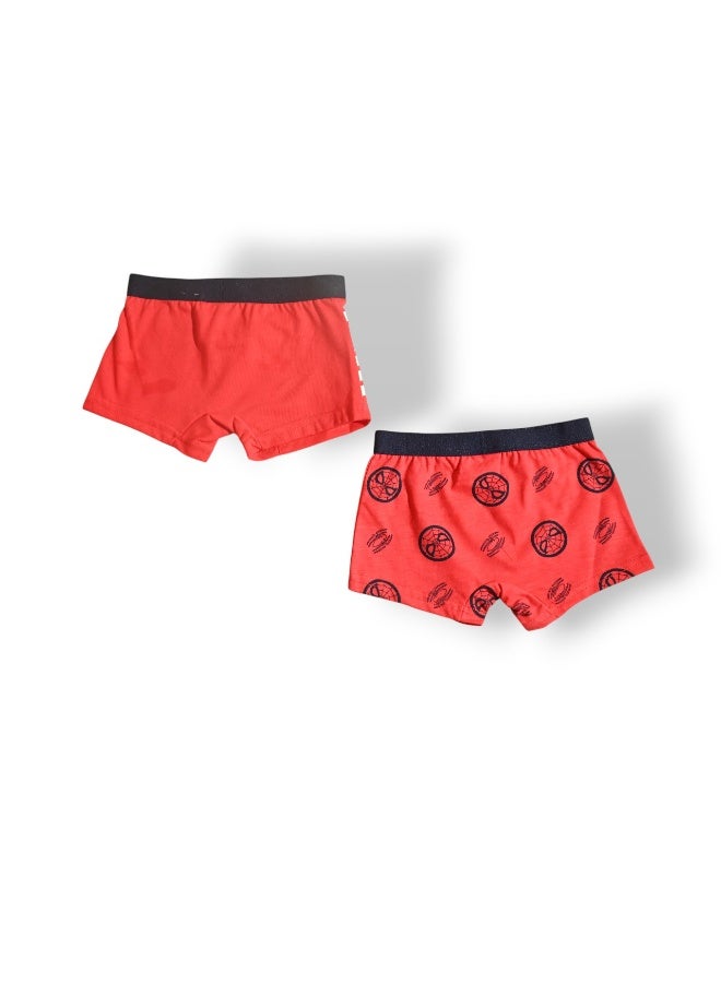 SPIDERMAN SPIDERMAN 2PCS BOYS BOXER , 65%polyester,35%cotton  - Image 3