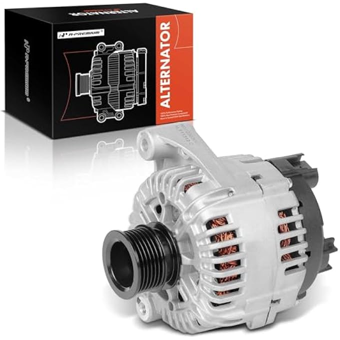 A-Premium Alternator Replacement for BMW Z4 2006-2008, 3.2L, 150 Amp/12 Volt, CW, 6-Groove Pulley - Image 1