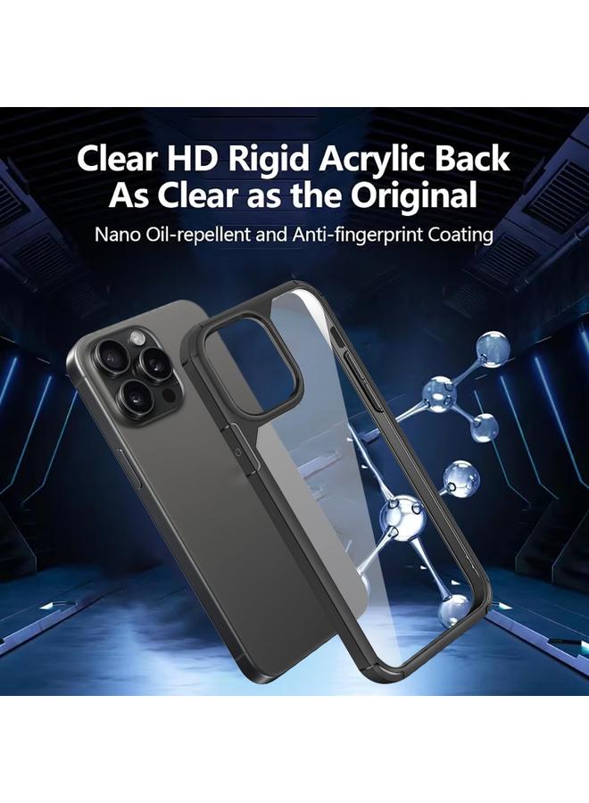 Zaboon Case For iPhone 13 Pro Acrylic+TPU Transparent Shockproof Phone Case - Image 2