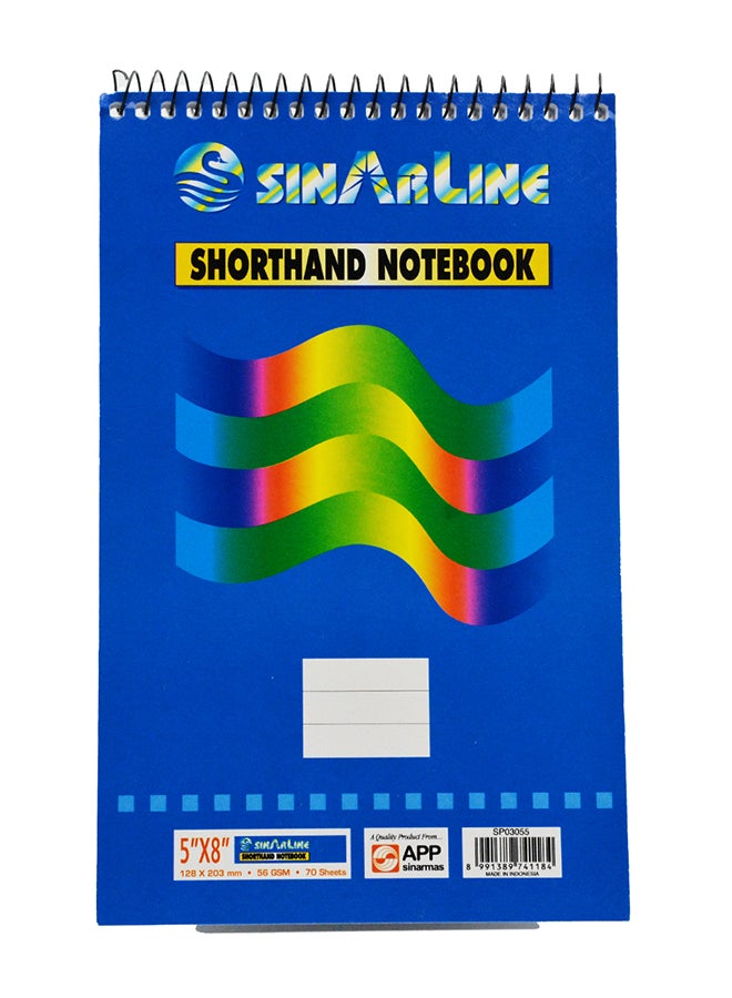 Sinarline Sp03055 Spiral Shorthand Note Book
