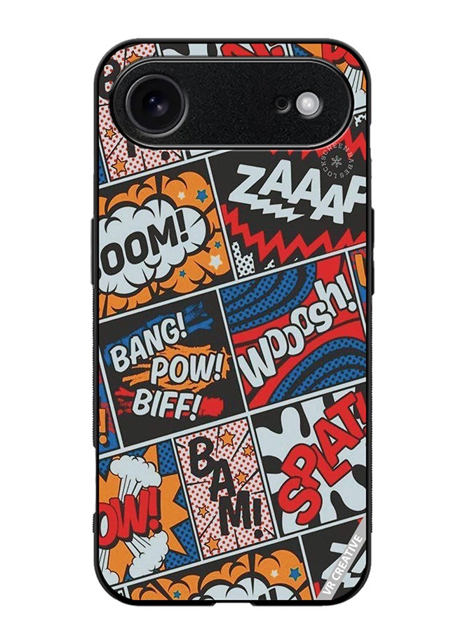 Protective Case Cover For Apple iPhone 17 Air Pop Art Design Multicolour