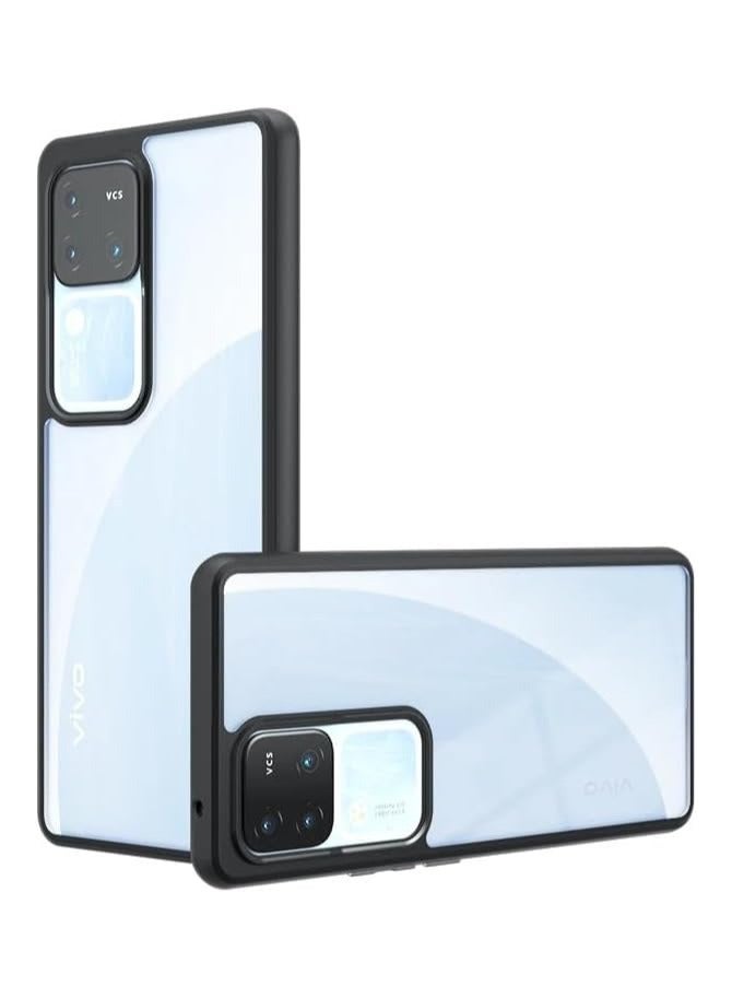 General Case Compatible with VIVO V30 Pro Case, Luxurious Skin-Friendly Matte Back Cover Ultra Transparent Shockproof Bumper Case for VIVO V30 Pro 