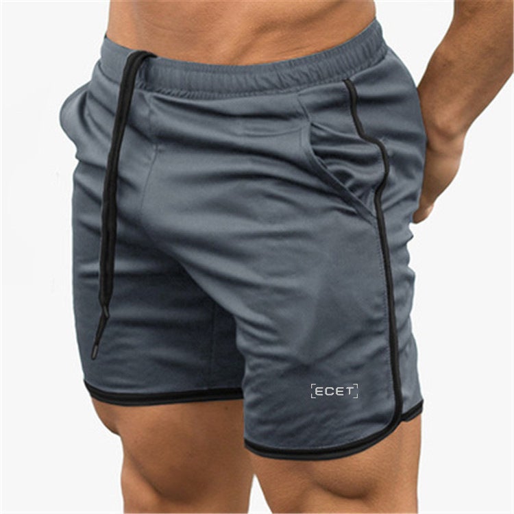 Men's Muscle Fitness Shorts 3-Inch Mesh Quick-Dry Breathable Running Training Beach Shorts - Image 4