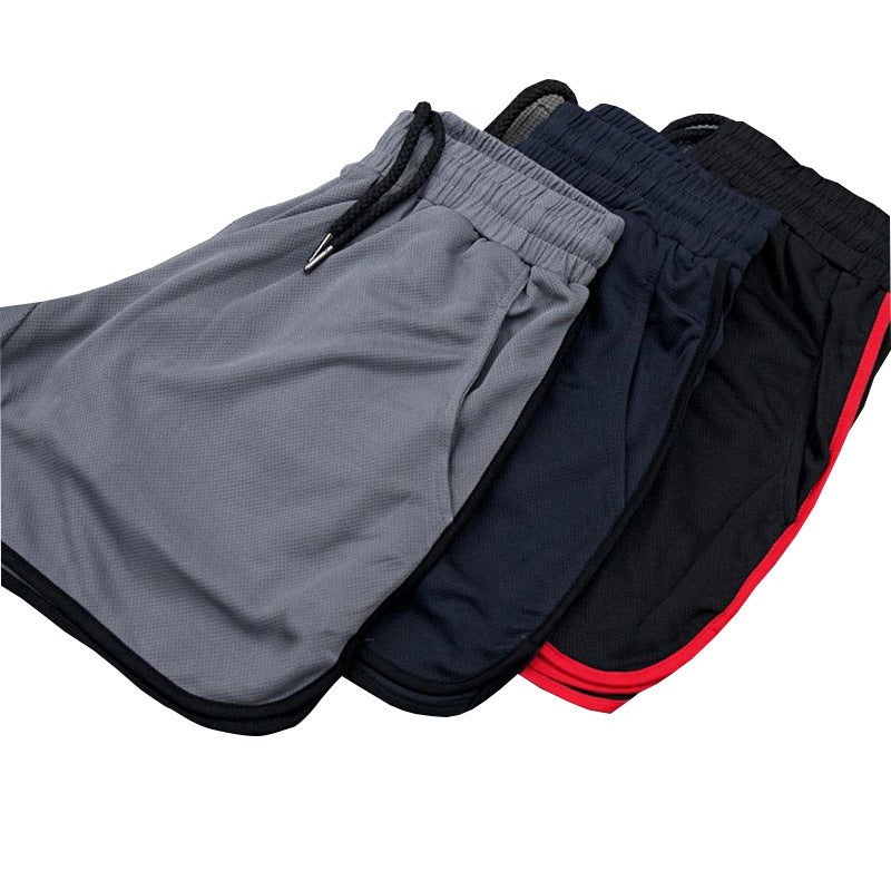 Men's Muscle Fitness Shorts 3-Inch Mesh Quick-Dry Breathable Running Training Beach Shorts - Image 5