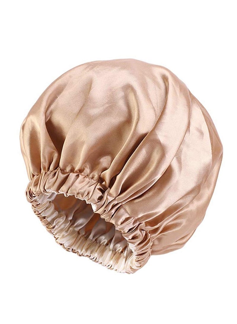 Satin Hair Cap Women's Silk Sleep Cap for Natural Hair - Image 2