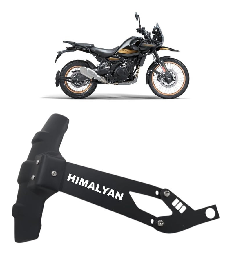 MILACHIN Himalayan Motorcycle Tyre Hugger, Mudflap with Reflector, Black, Compatible with BS3/4/6 411 & 450. - Image 5