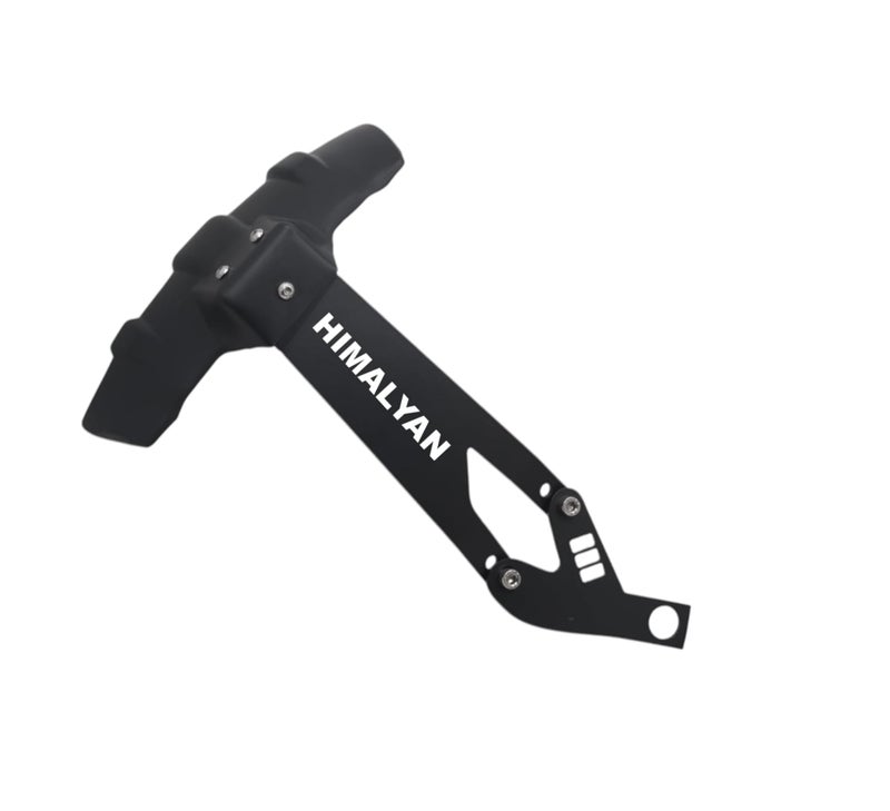 MILACHIN Himalayan Motorcycle Tyre Hugger, Mudflap with Reflector, Black, Compatible with BS3/4/6 411 & 450. - Image 2