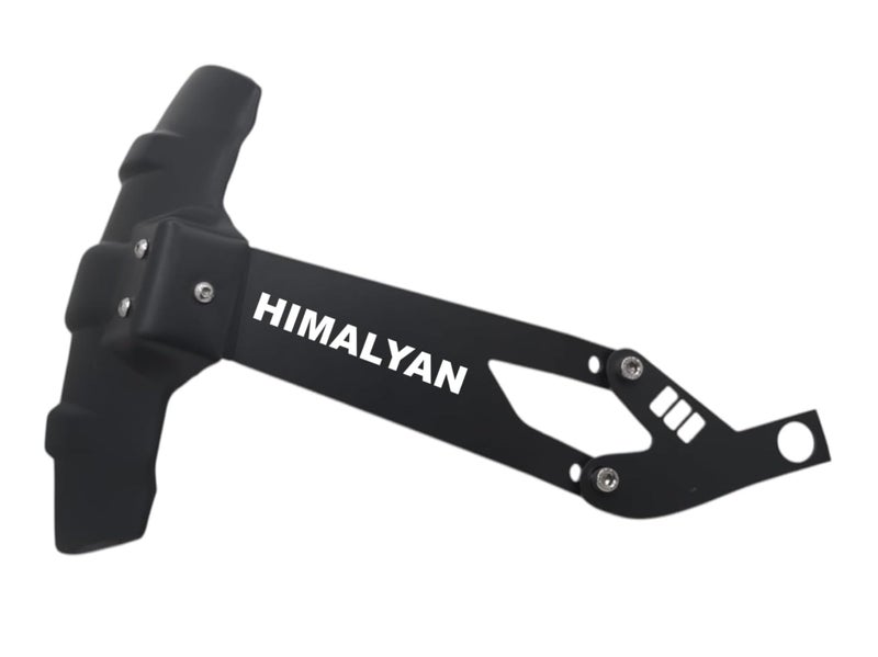 MILACHIN Himalayan Motorcycle Tyre Hugger, Mudflap with Reflector, Black, Compatible with BS3/4/6 411 & 450. - Image 3