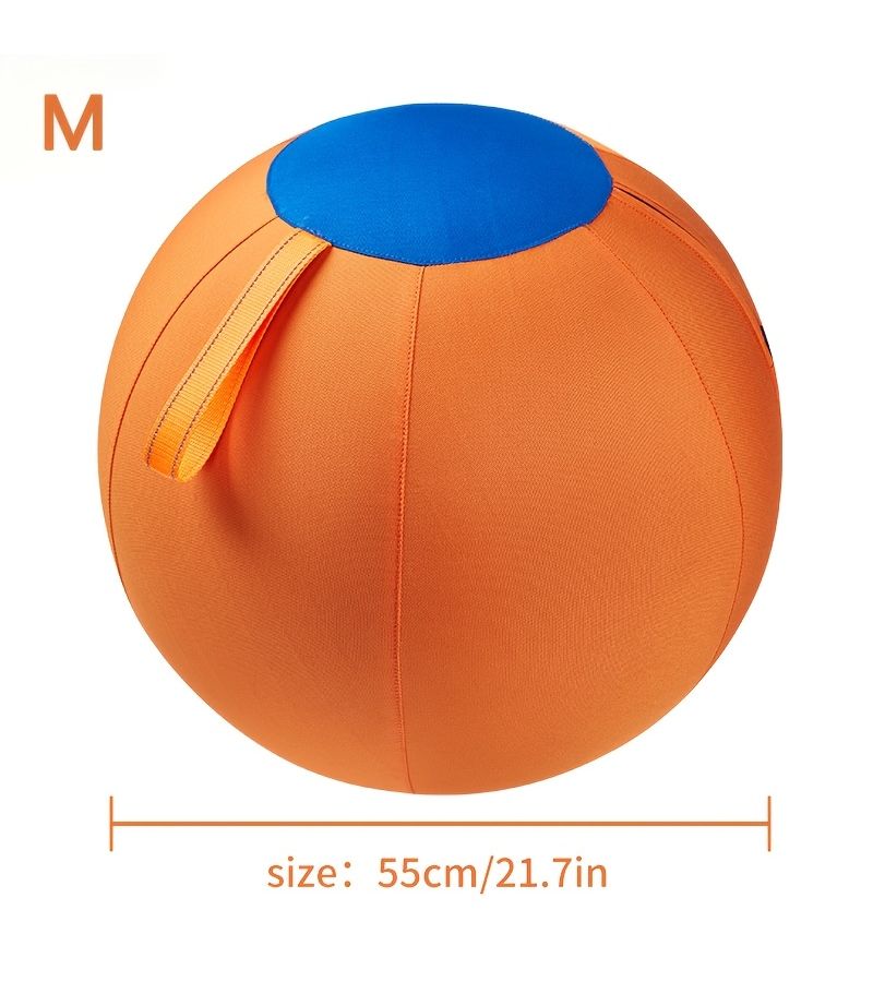 Blue Medium Pet Dog Border Collie Training Ball With Pump 21.7 Inch - Image 2