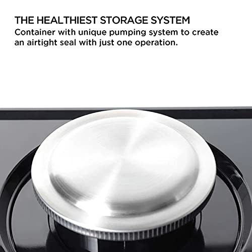 Meyer Vacuum Seal Air Tight Container | Kitchen Storage Containers Set | Plastic Boxes for Storage | Airtight Containers for Fridge | Big Containers for Kitchen | Grocery Storage, Wide, 2000 ML - Image 4
