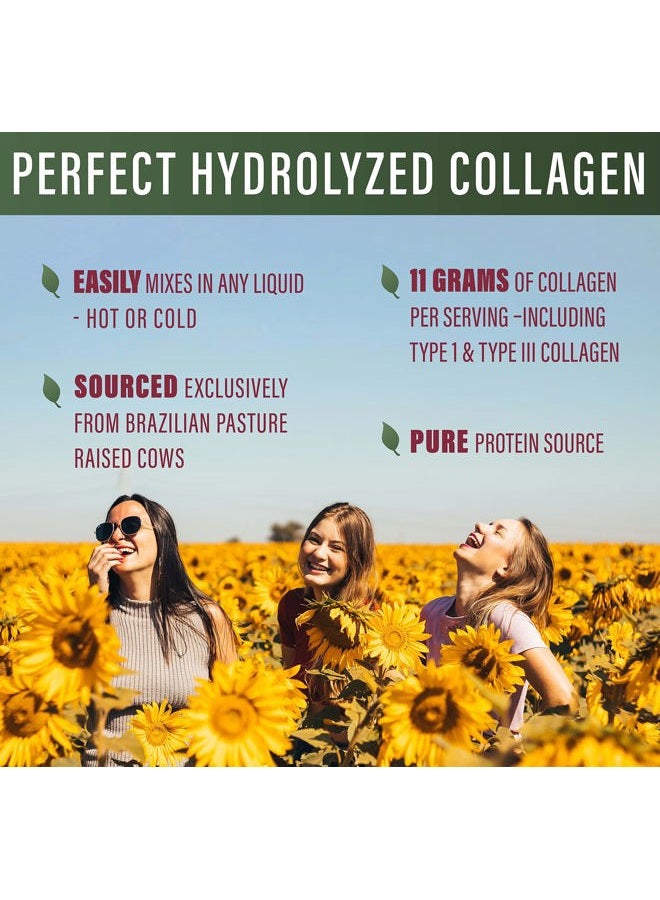 Perfect Supplements – Unflavored Hydrolyzed Collagen Powder for Men and Women - Collagen Peptides - Mix in Hot Cold Liquids, Grass Fed, Easy Absorption, 660 Grams - Image 4