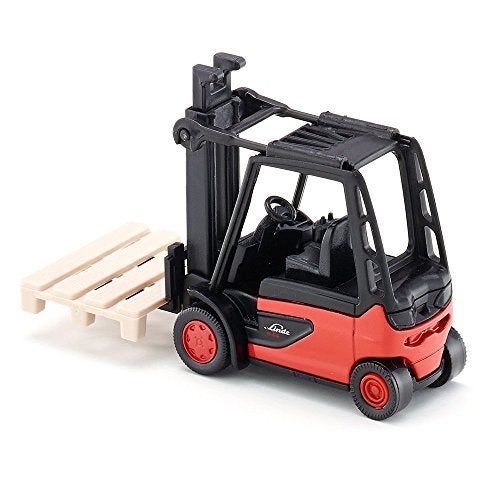 Siku 1311, Forklift, Metal/Plastic, Red/Black, Incl. 1 Pallet, Movable Fork - Image 2