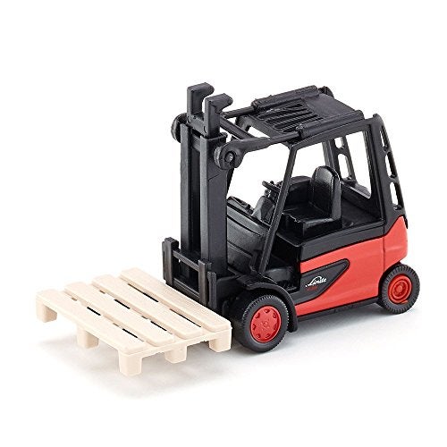 Siku 1311, Forklift, Metal/Plastic, Red/Black, Incl. 1 Pallet, Movable Fork - Image 1