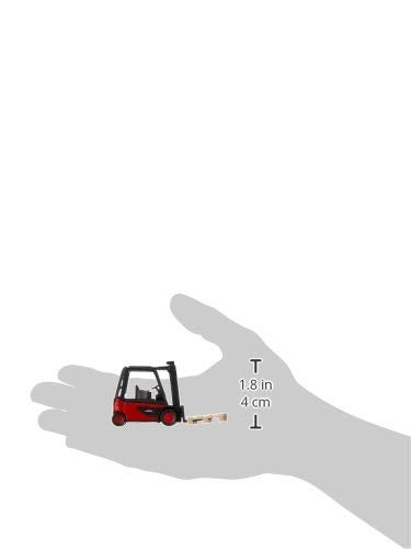 Siku 1311, Forklift, Metal/Plastic, Red/Black, Incl. 1 Pallet, Movable Fork - Image 3